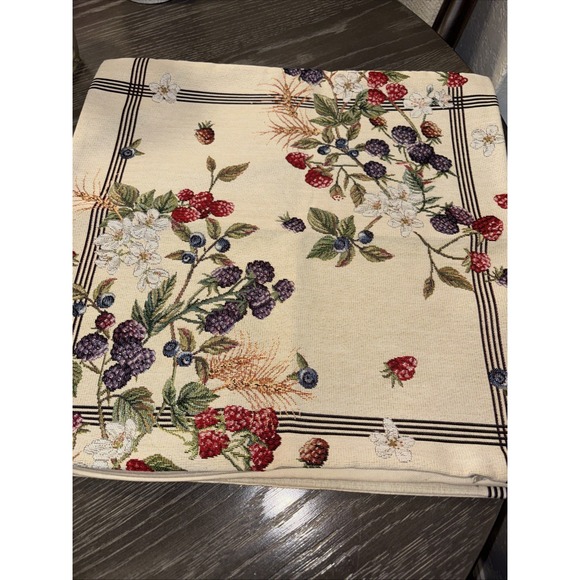 Casa Italia Other - Fodera Gobelin Set Of 2 Cushion Covers Vintage Casa Italia Fruits